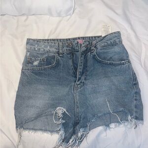 Distressed Denim Women's Shorts